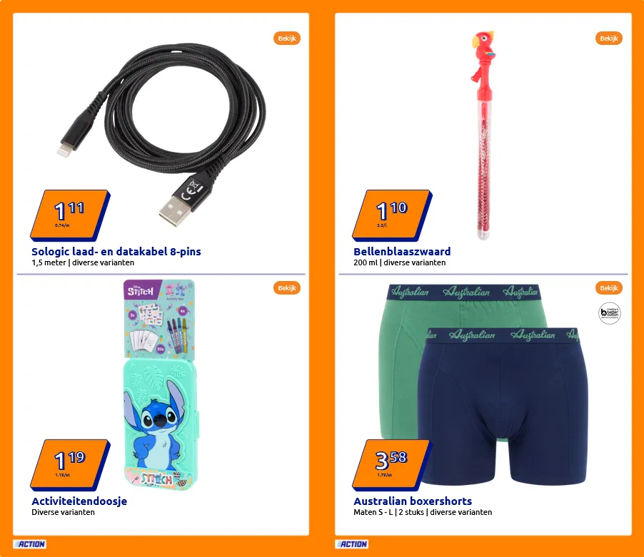 Action folder van 6 augustus tot 12 augustus 2025 - folder pagina 3