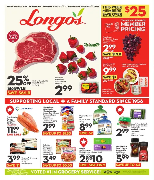 Longo's flyers from August 7 to August 13 2025 - flyer page