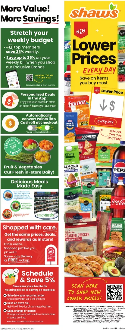Weekly ad Shaw's Sales from August 6 to August 14 2025 - Page 