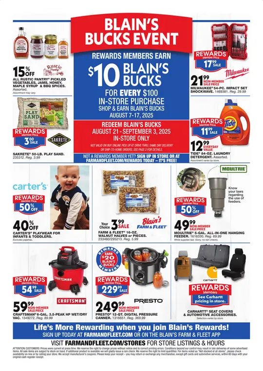 Weekly ad Blain's Farm & Fleet Sale from August 7 to August 18 2025 - Page 16
