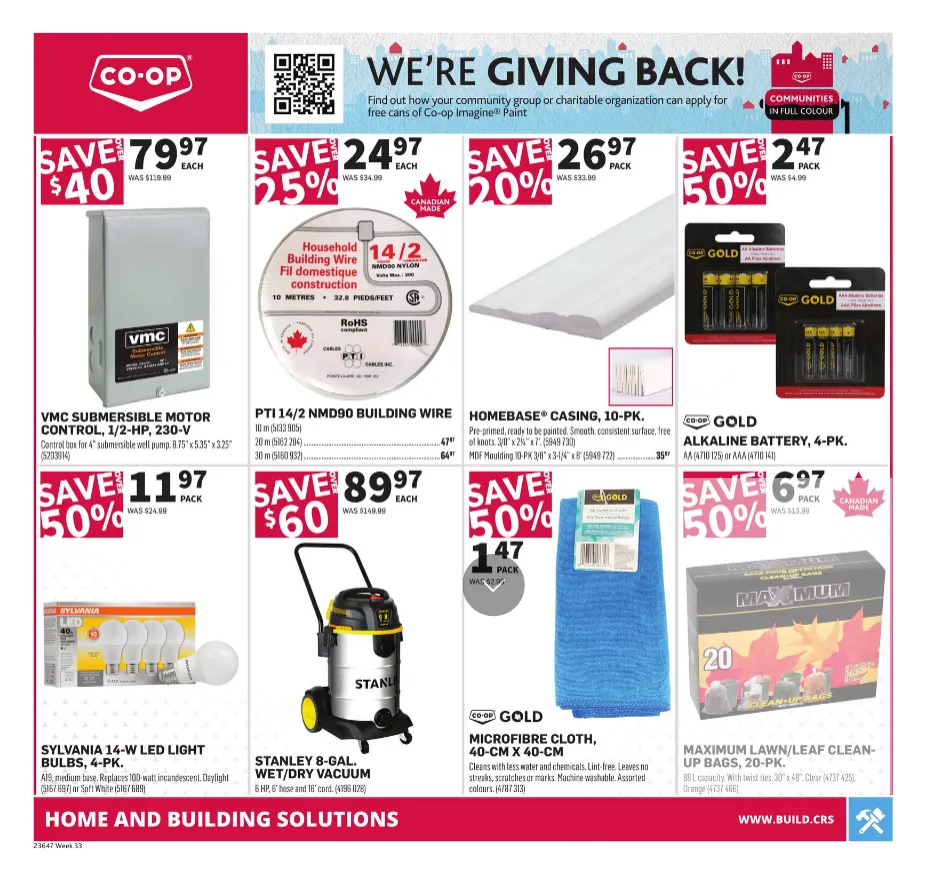 Co-op Home Centre lSales from August 7 to August 13 2025 - flyer page 4