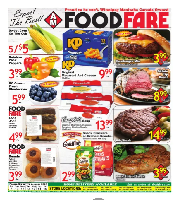 Food Fare Sales from August 9 to August 15 2025 - flyer page 1