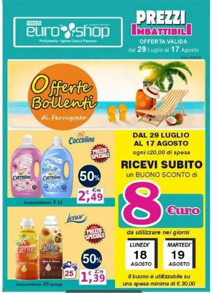 Volantini EUROSHOP Monopoli da 8 agosto a 17 agosto di 2025 - Pagina del volantino