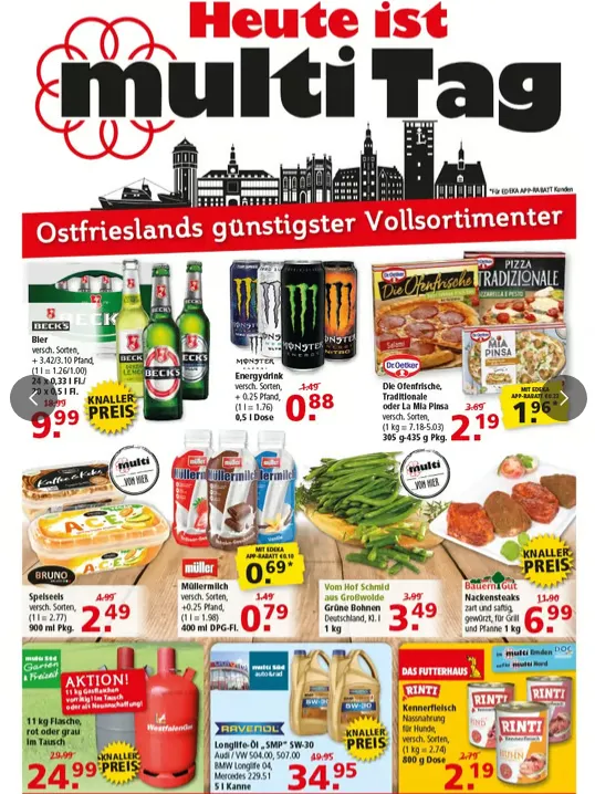 Multi Markt Prospekte von 11. August bis 16. August 2025 - Prospekt seite