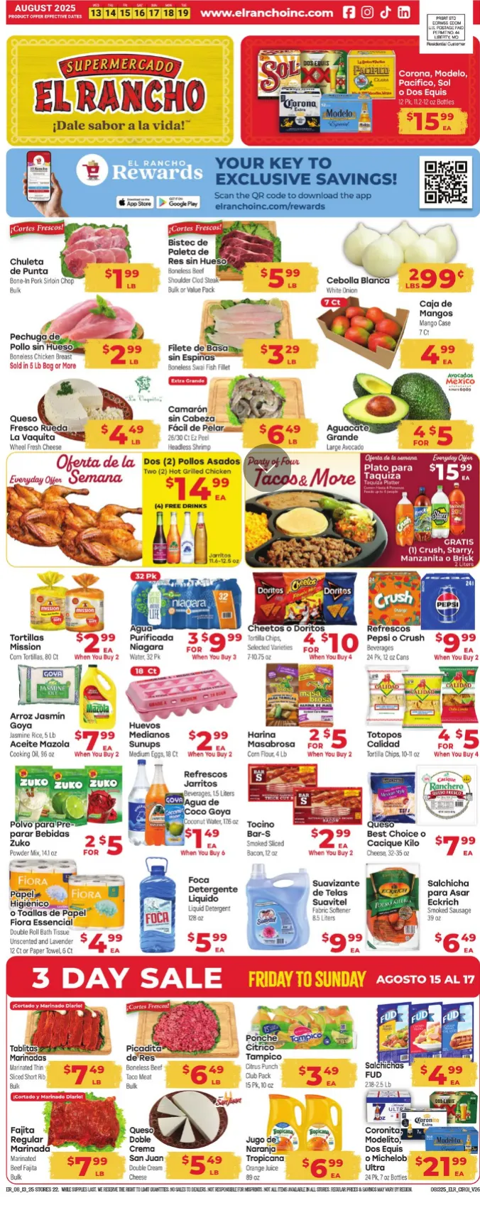 Weekly ad El Rancho Sales from August 13 to August 19 2025 - Page