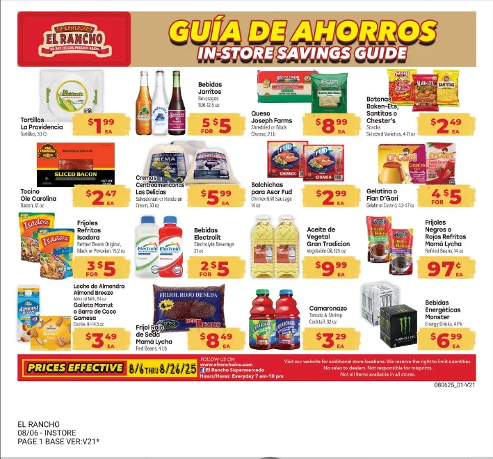 Weekly ad El Rancho Sales from August 6 to August 26 2025 - Page