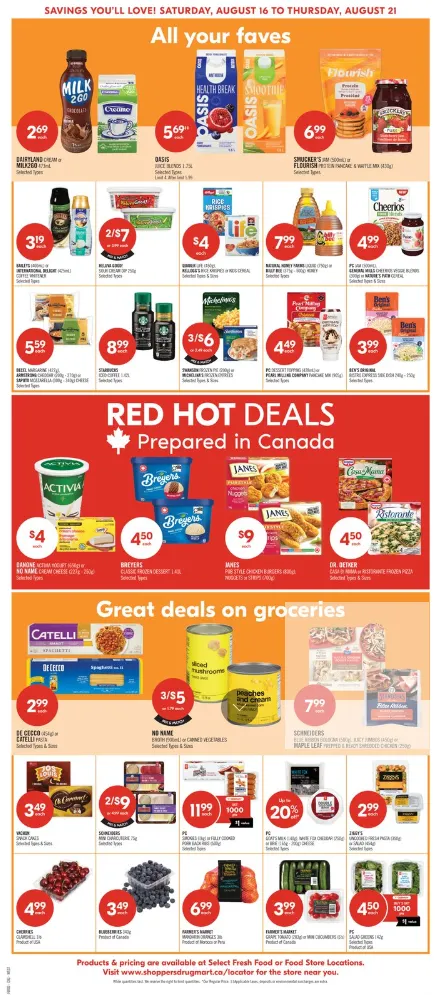 Shoppers Drug Mart Sales from August 16 to August 21 2025 - flyer page 3