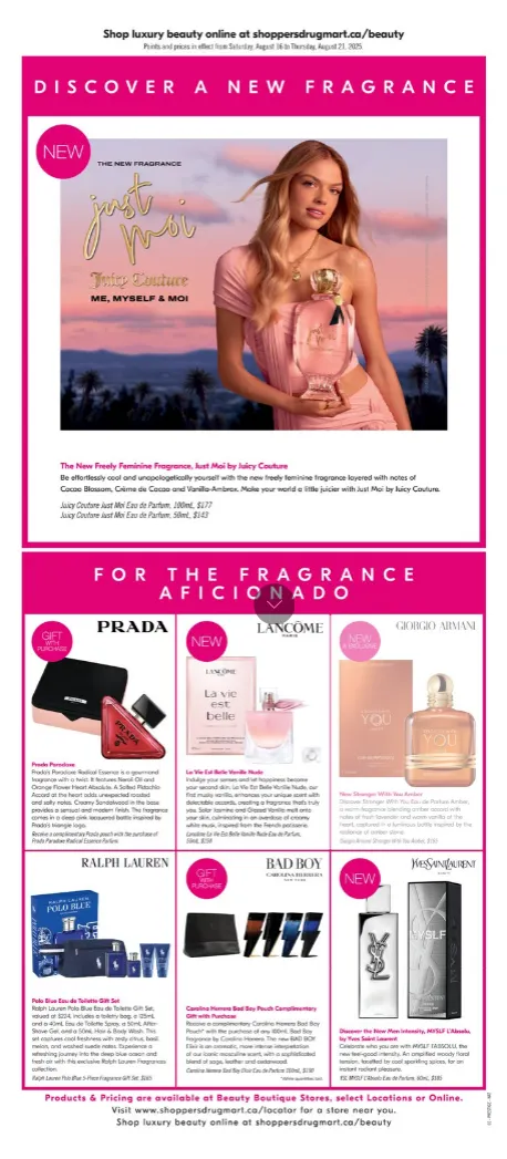 Shoppers Drug Mart Sales from August 16 to August 21 2025 - flyer page 14