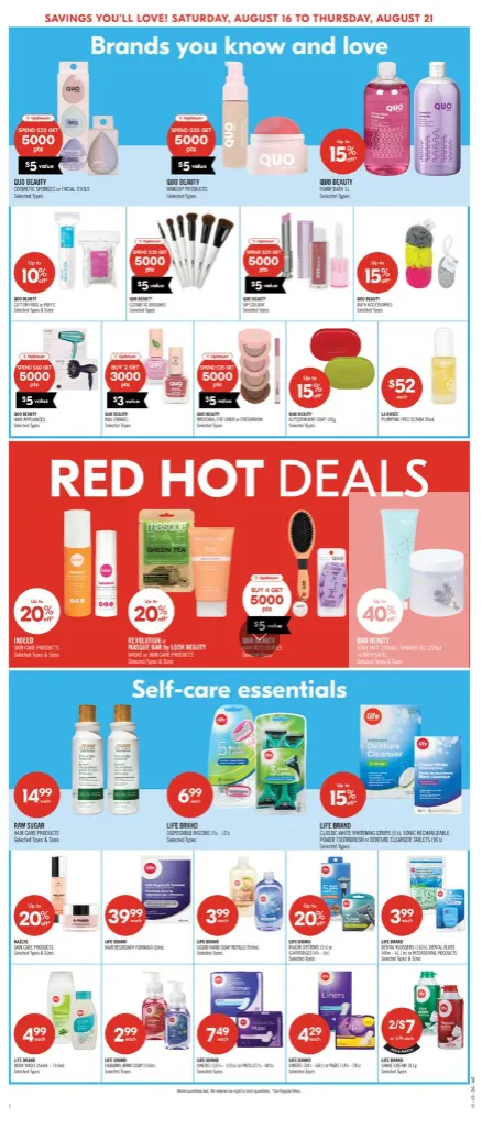 Shoppers Drug Mart Sales from August 16 to August 21 2025 - flyer page 12