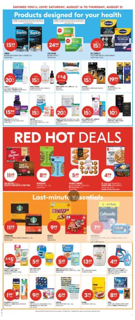 Shoppers Drug Mart Sales from August 16 to August 21 2025 - flyer page 17