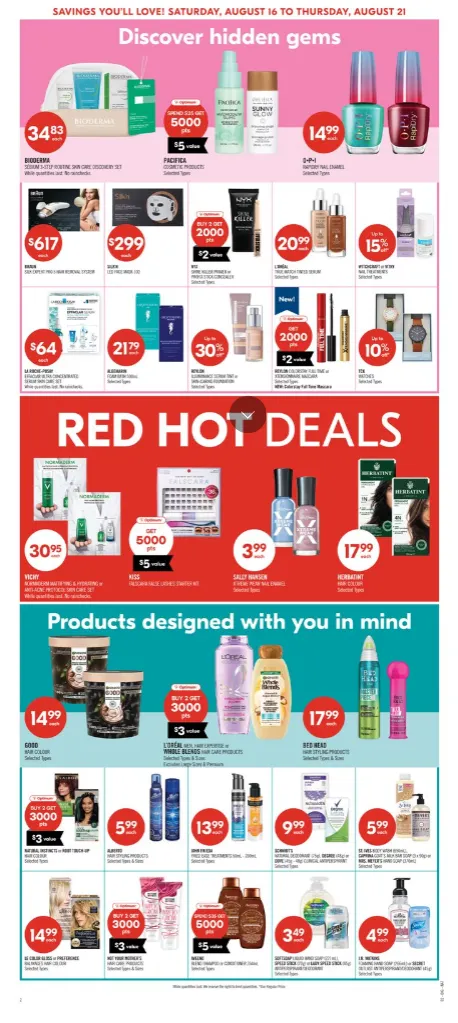 Shoppers Drug Mart Sales from August 16 to August 21 2025 - flyer page 20