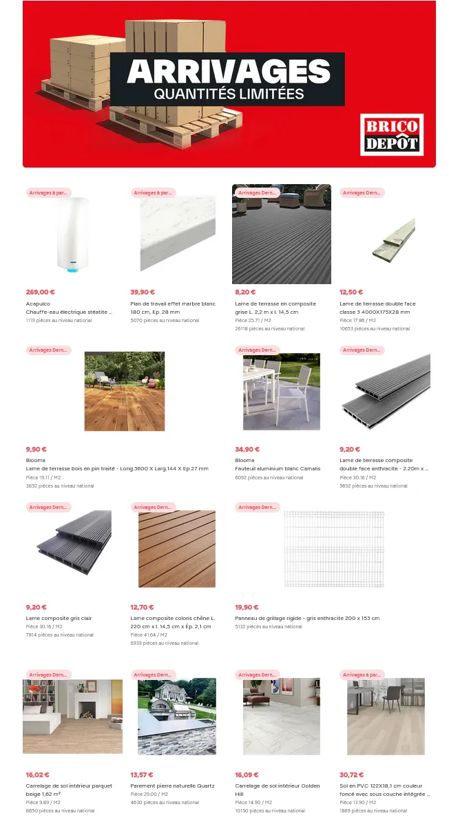 Catalogues Brico Dépôt du 18 août au 28 août 2025 - Catalogue page 3