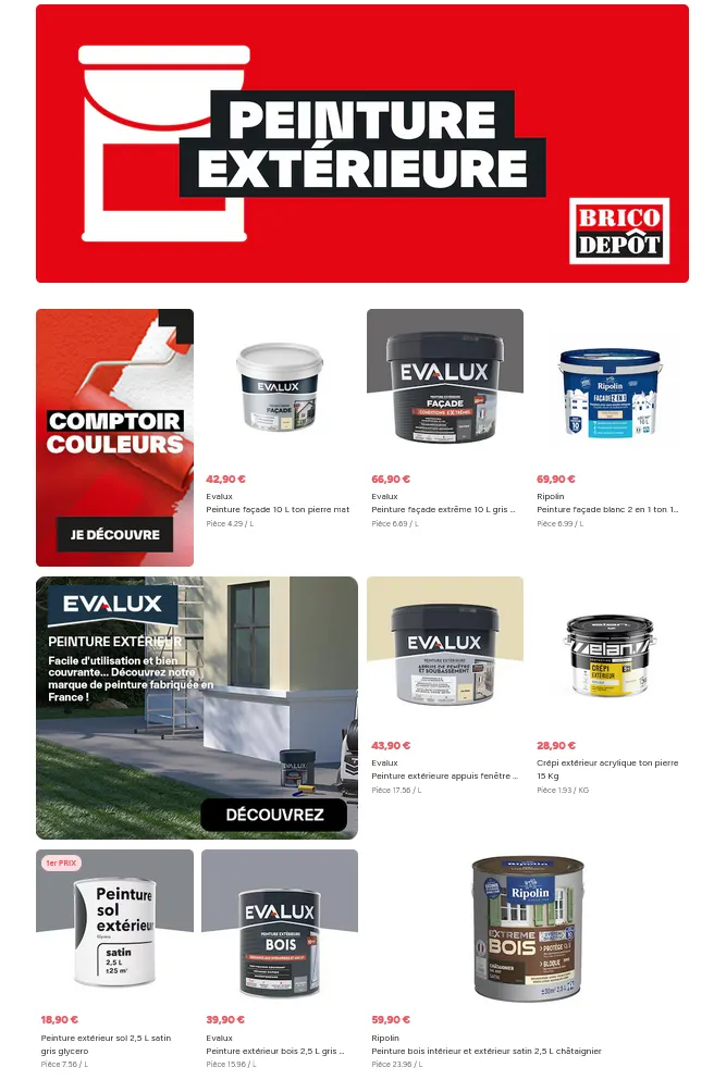 Catalogues Brico Dépôt du 18 août au 28 août 2025 - Catalogue page 1