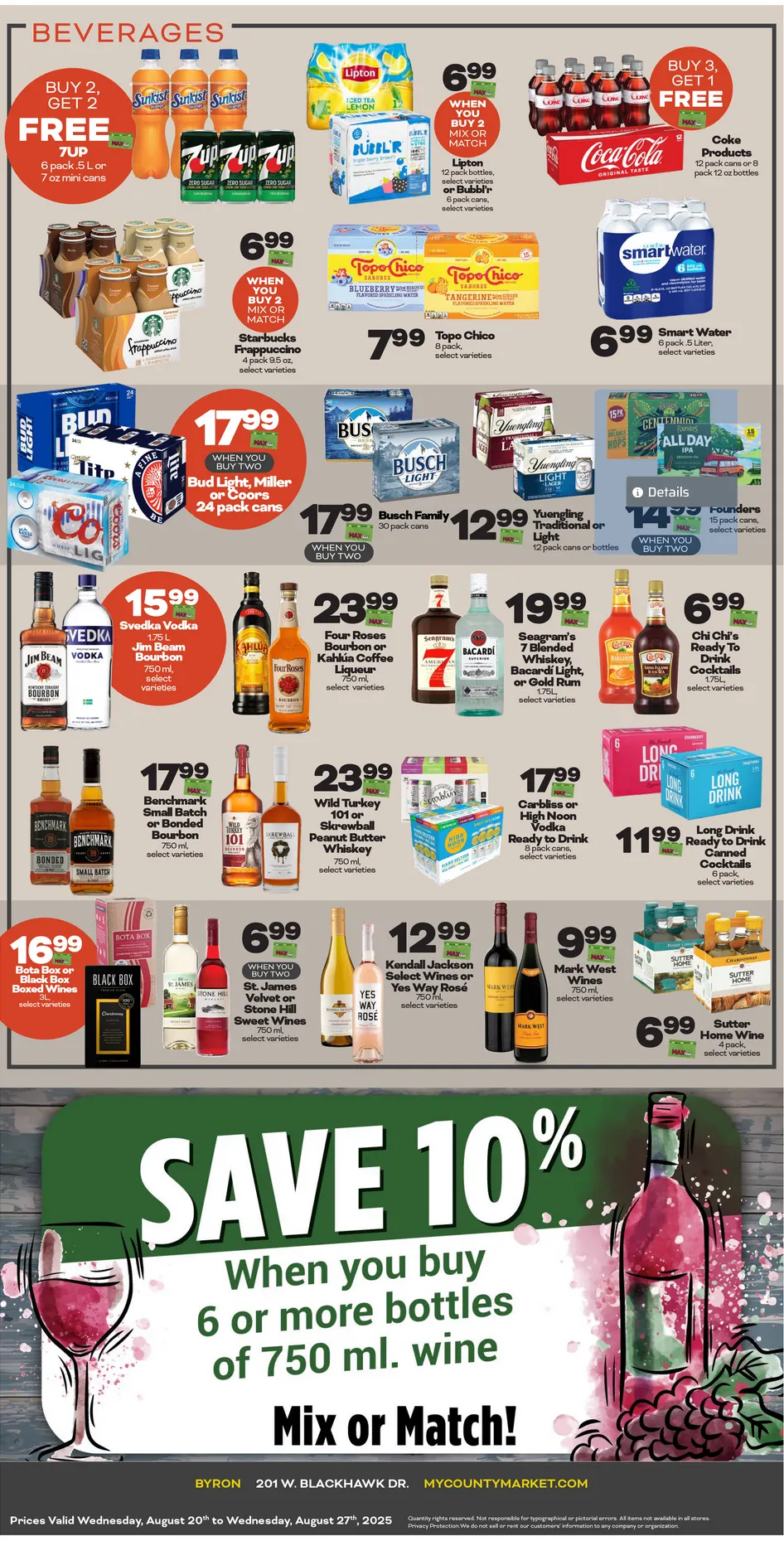 Weekly ad County Market Sales from August 20 to August 27 2025 - Page 4