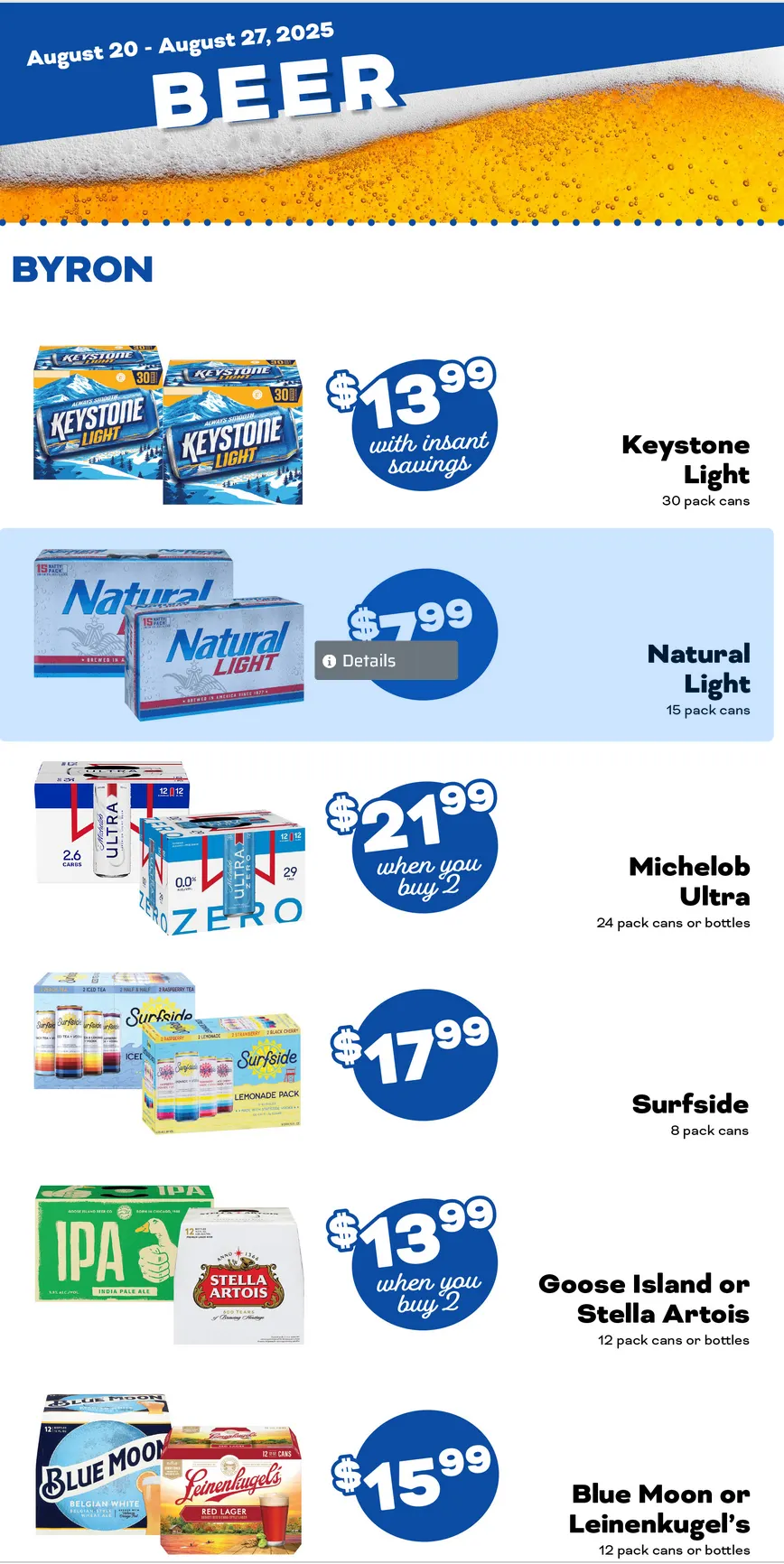 Weekly ad County Market Sales from August 20 to August 27 2025 - Page 6