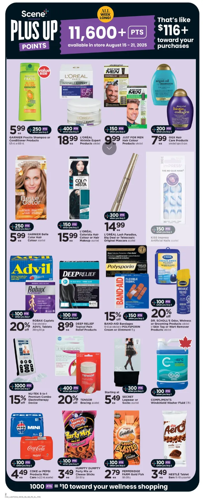 Lawtons Drugs Sales from August 15 to August 22 2025 - flyer page 2