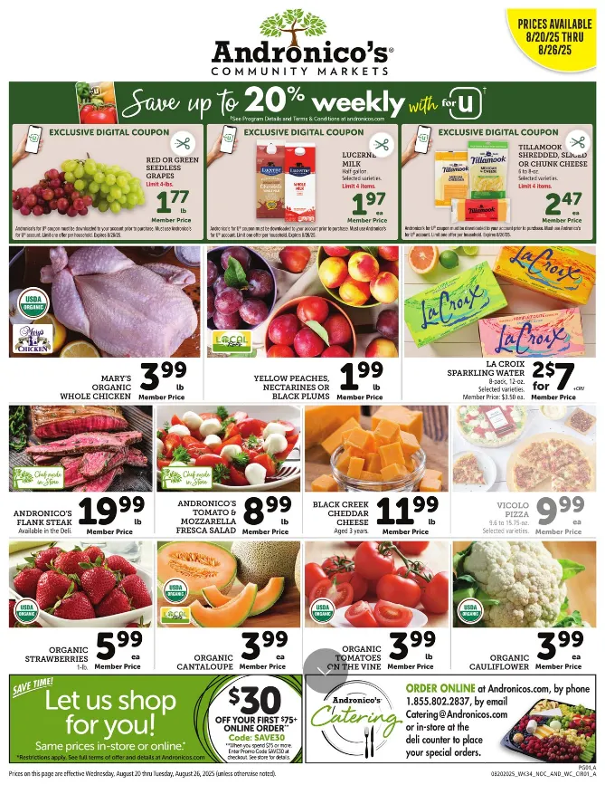 Weekly ad Andronico's weekly ads from August 20 to August 27 2025 - Page 
