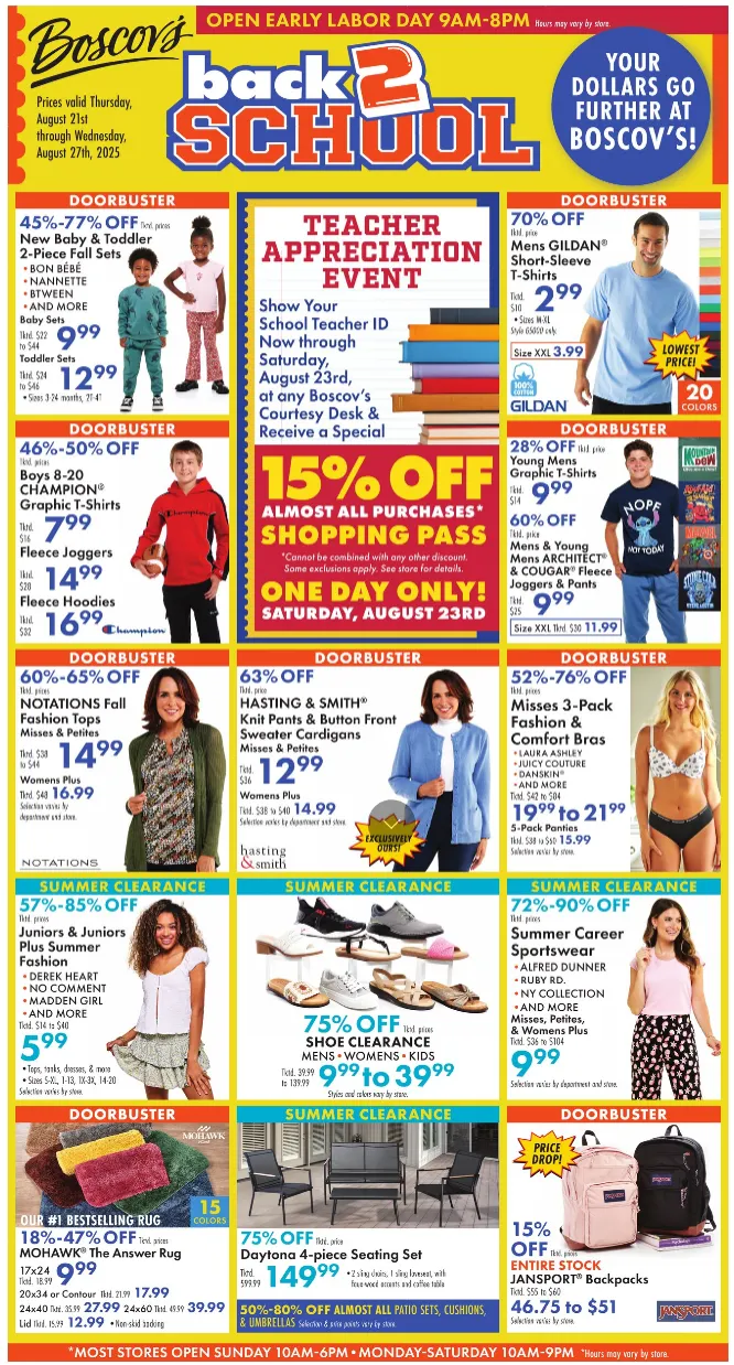 Weekly ad Boscov's Sales from August 21 to August 27 2025 - Page 3