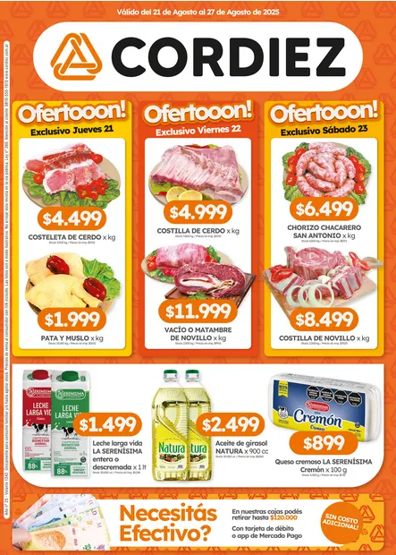 Ofertas de Ofertas Cordiez - Últimos catálogos 22 de agosto al 28 de agosto 2025 - Página 8 del catálogo
