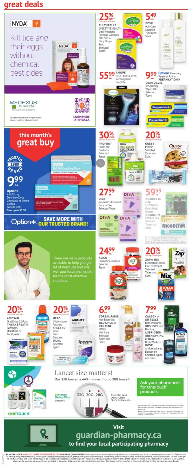 Guardian Pharmacy Sales from August 21 to September 25 2025 - flyer page 2
