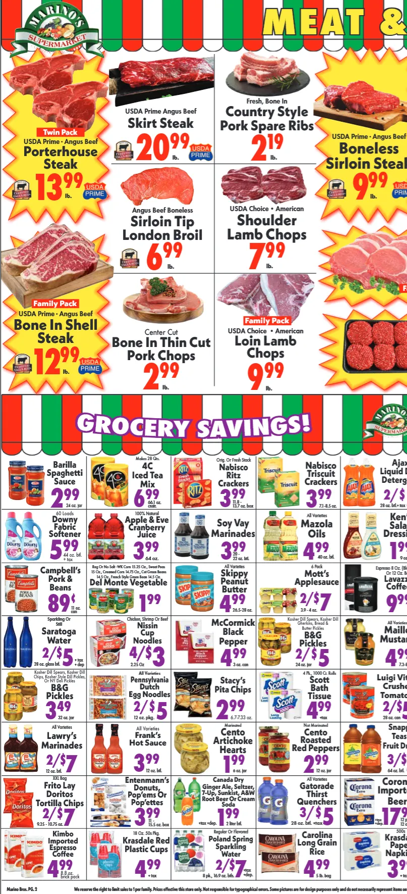 Weekly ad Marino's Supermarket Sales from August 21 to August 30 2025 - Page 3