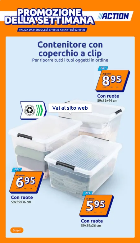 Action Volantino da 27 agosto a 2 settembre di 2025 - Pagina del volantino