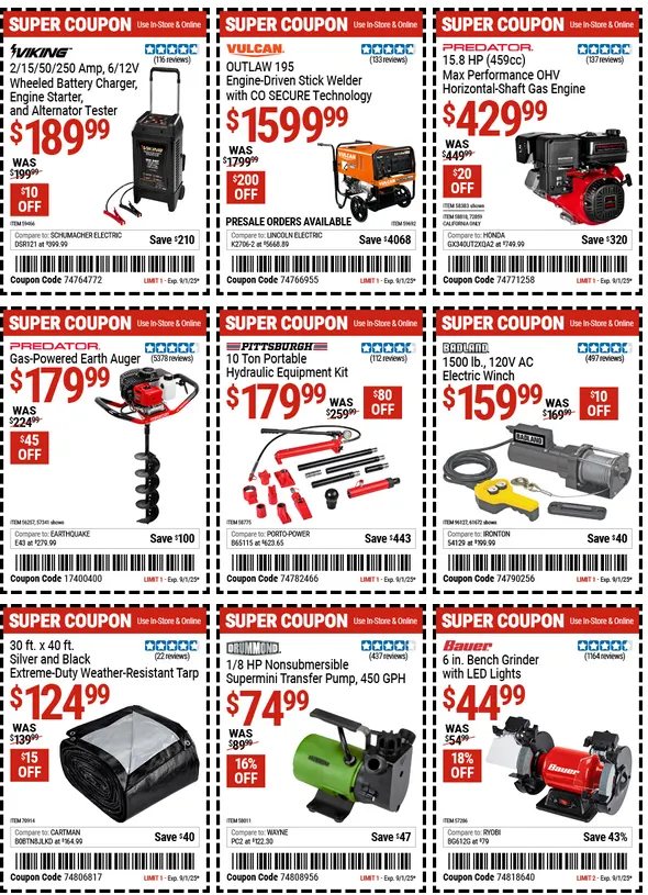Weekly ad Harbor Freight Sales from August 27 to August 31 2025 - Page 5