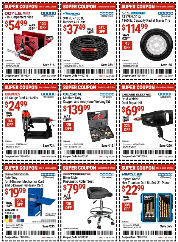 Weekly ad Harbor Freight Sales from August 27 to August 31 2025 - Page 17