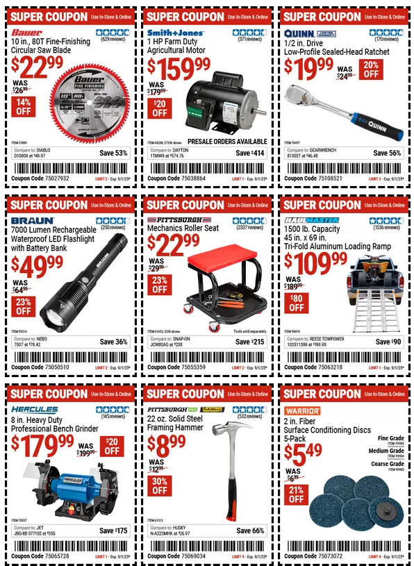 Weekly ad Harbor Freight Sales from August 27 to August 31 2025 - Page 2