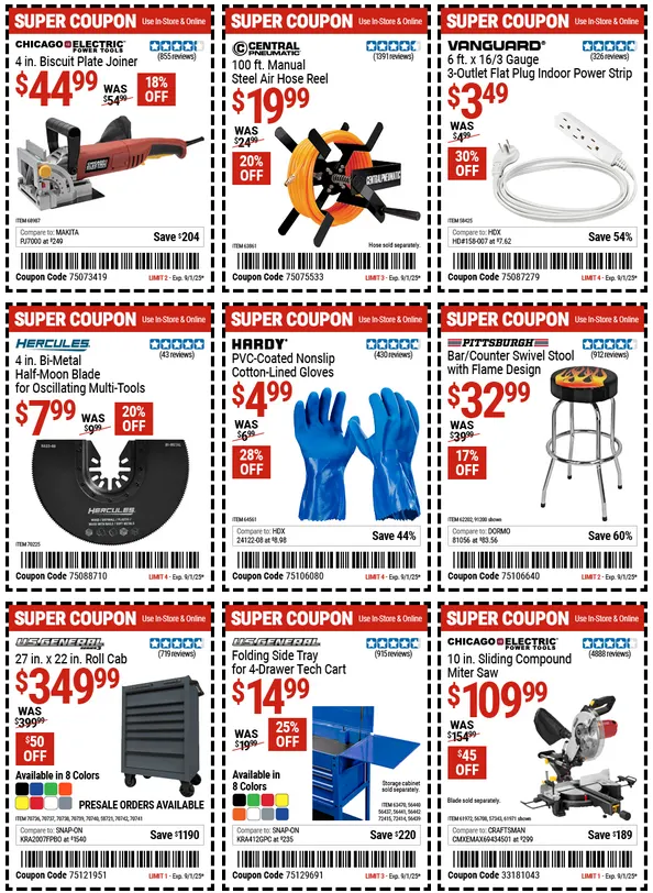 Weekly ad Harbor Freight Sales from August 27 to August 31 2025 - Page 10