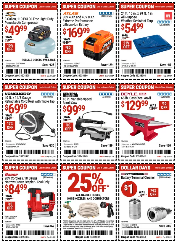 Weekly ad Harbor Freight Sales from August 27 to August 31 2025 - Page 4