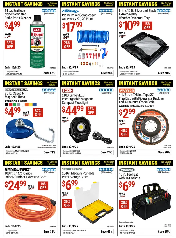 Weekly ad Harbor Freight Sales from August 27 to August 31 2025 - Page 12