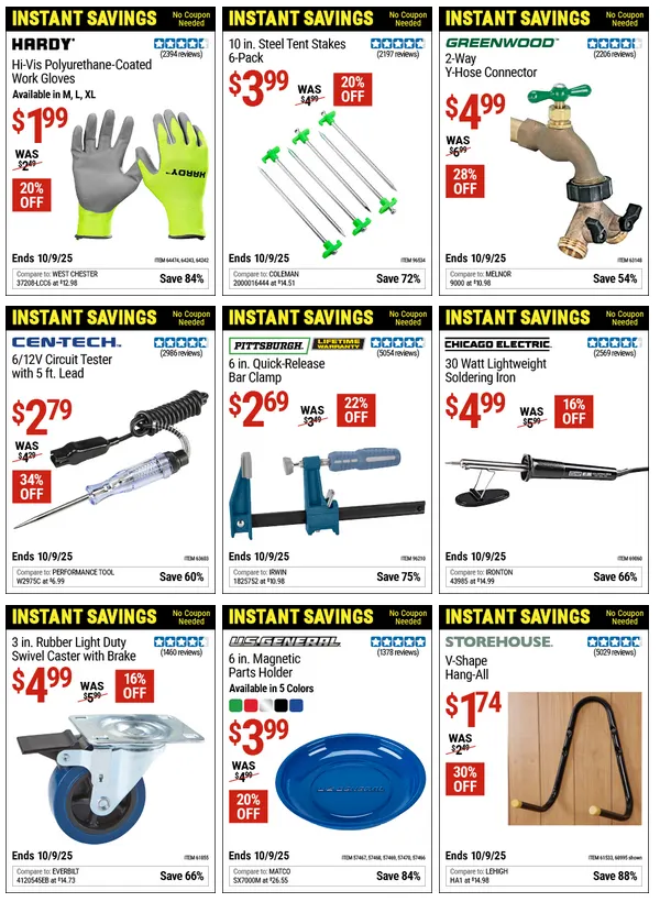 Weekly ad Harbor Freight Sales from August 27 to August 31 2025 - Page 9