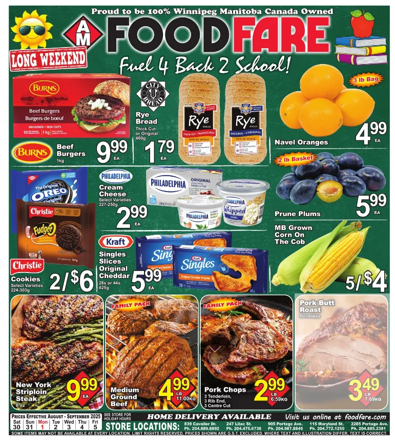 Food Fare Sales from August 30 to September 5 2025 - flyer page 1