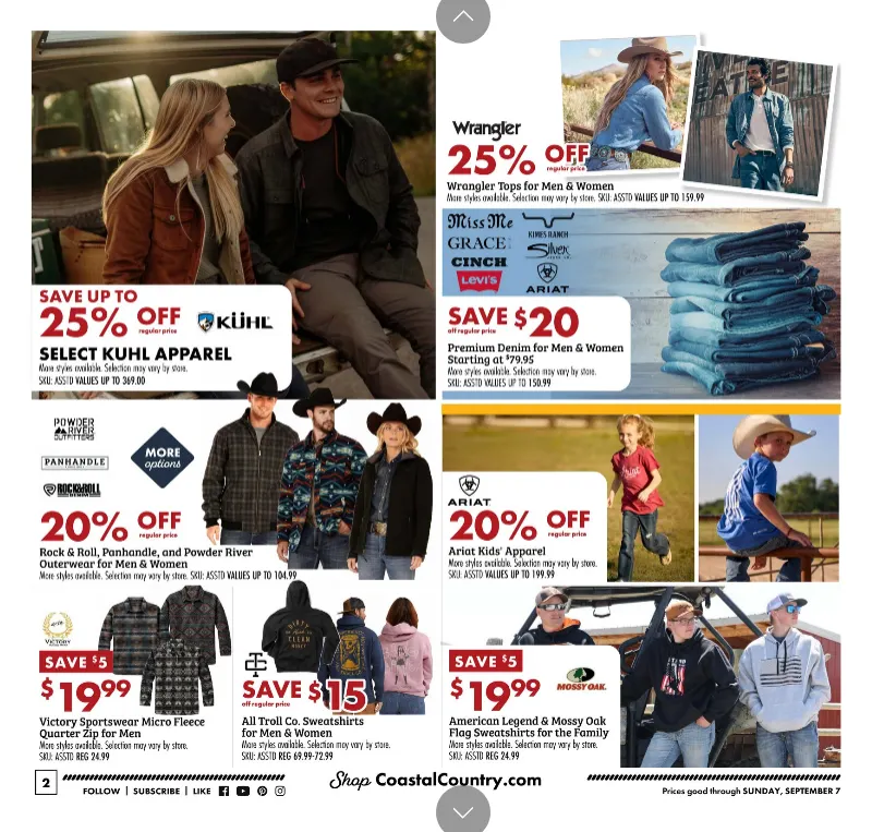 Weekly ad Coastal Farm & Ranch Sales from August 28 to September 7 2025 - Page 3