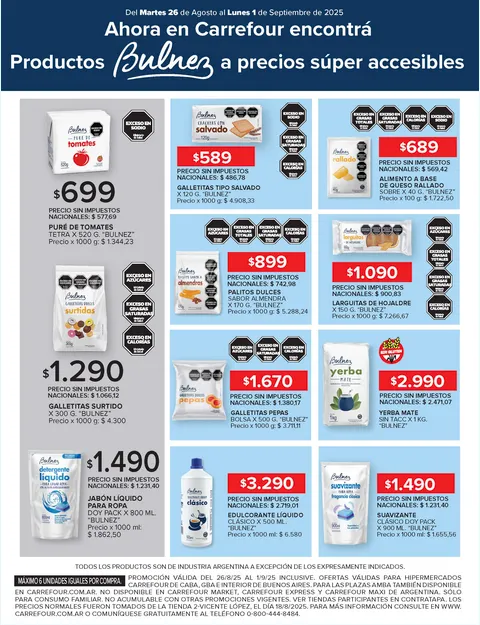 Ofertas de Ofertas Carrefour 26 de agosto al 2 de septiembre 2025 - Página 12 del catálogo