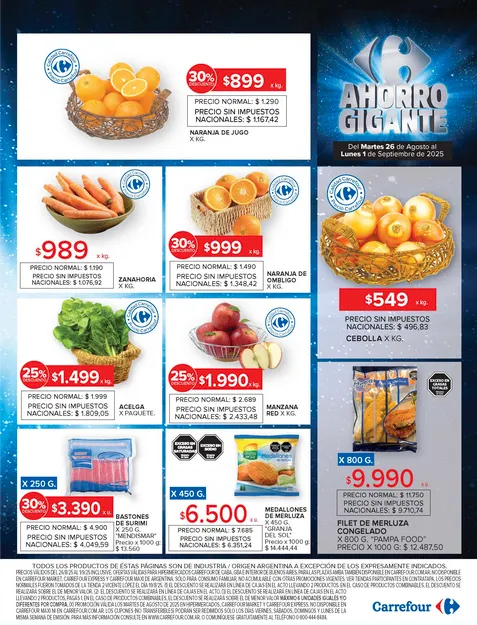 Ofertas de Ofertas Carrefour 26 de agosto al 2 de septiembre 2025 - Página 27 del catálogo