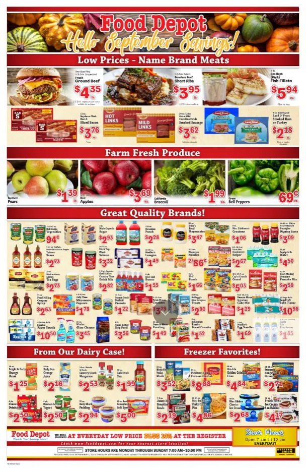 Weekly ad Food Depot Sales from September 1 to September 7 2025 - Page 2