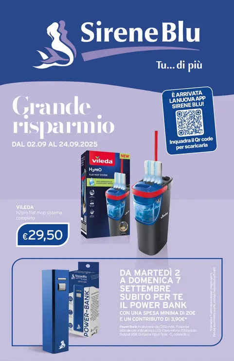Volantini Sirene Blu da 2 settembre a 24 settembre di 2025 - Pagina del volantino 1