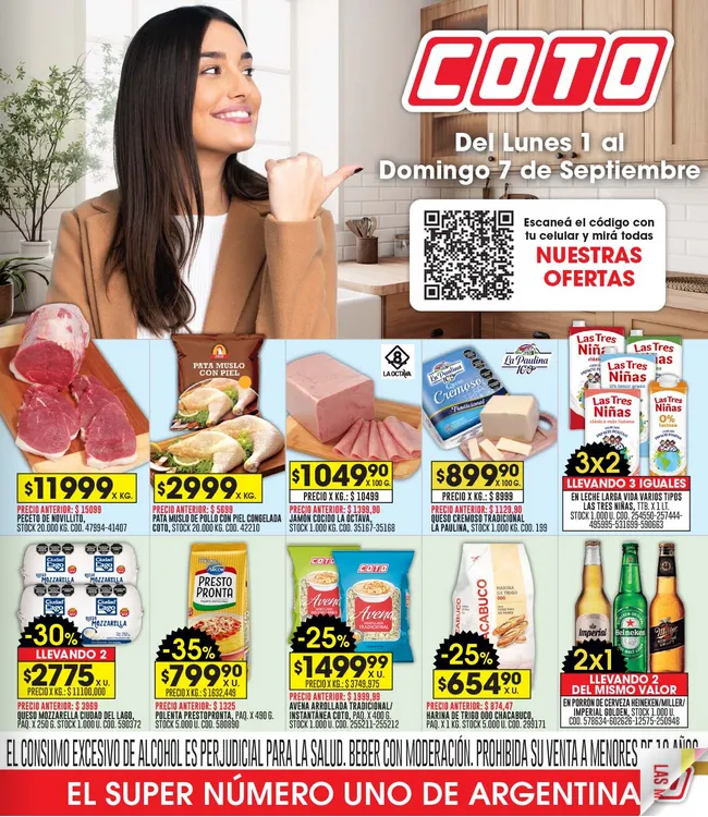 Ofertas de Coto Ofertas 1 de septiembre al 7 de septiembre 2025 - Página 1 del catálogo