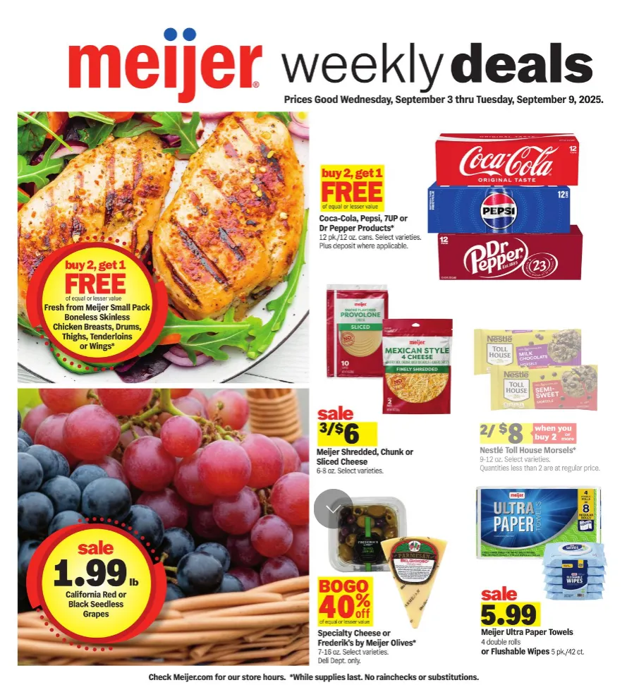 Weekly ad Meijer Sales from September 3 to September 9 2025 - Page 