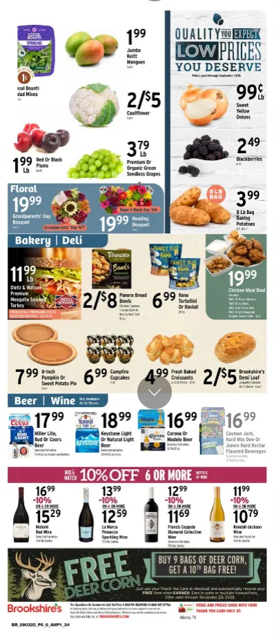 Weekly ad Brookshires Sales from September 3 to September 9 2025 - Page 3