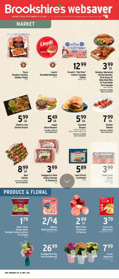 Weekly ad Brookshires Sales from September 3 to September 9 2025 - Page 