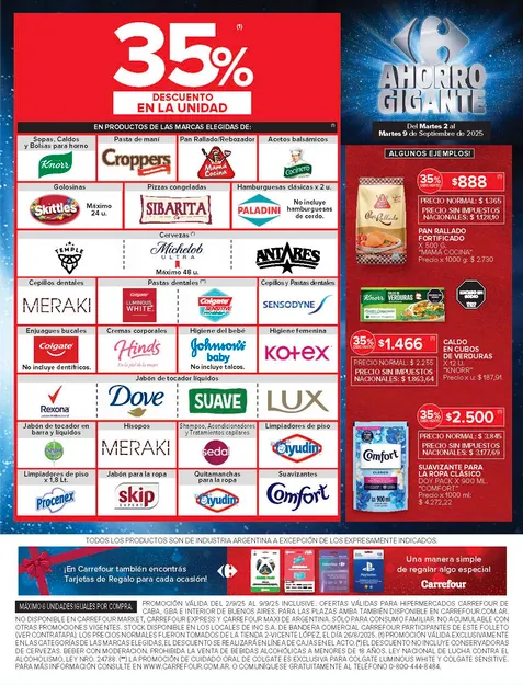 Ofertas de Ofertas Carrefour - Últimos catálogos 2 de septiembre al 9 de septiembre 2025 - Página 7 del catálogo