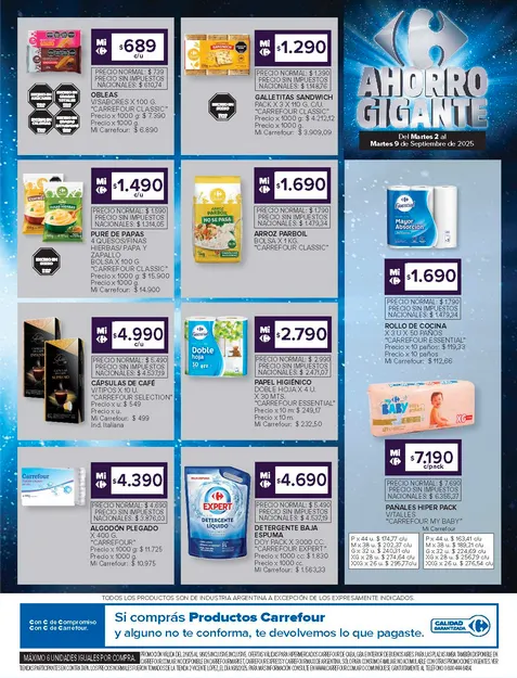 Ofertas de Ofertas Carrefour - Últimos catálogos 2 de septiembre al 9 de septiembre 2025 - Página 13 del catálogo