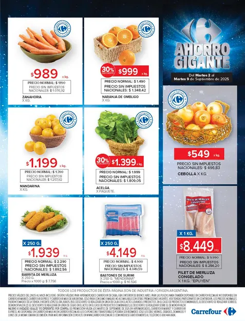 Ofertas de Ofertas Carrefour - Últimos catálogos 2 de septiembre al 9 de septiembre 2025 - Página 25 del catálogo
