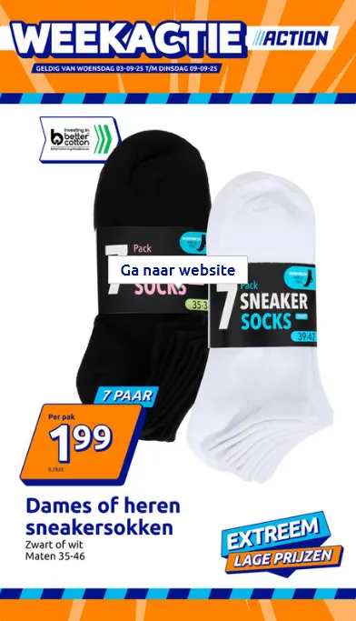 Action folders van 3 september tot 9 september 2025 - folder pagina