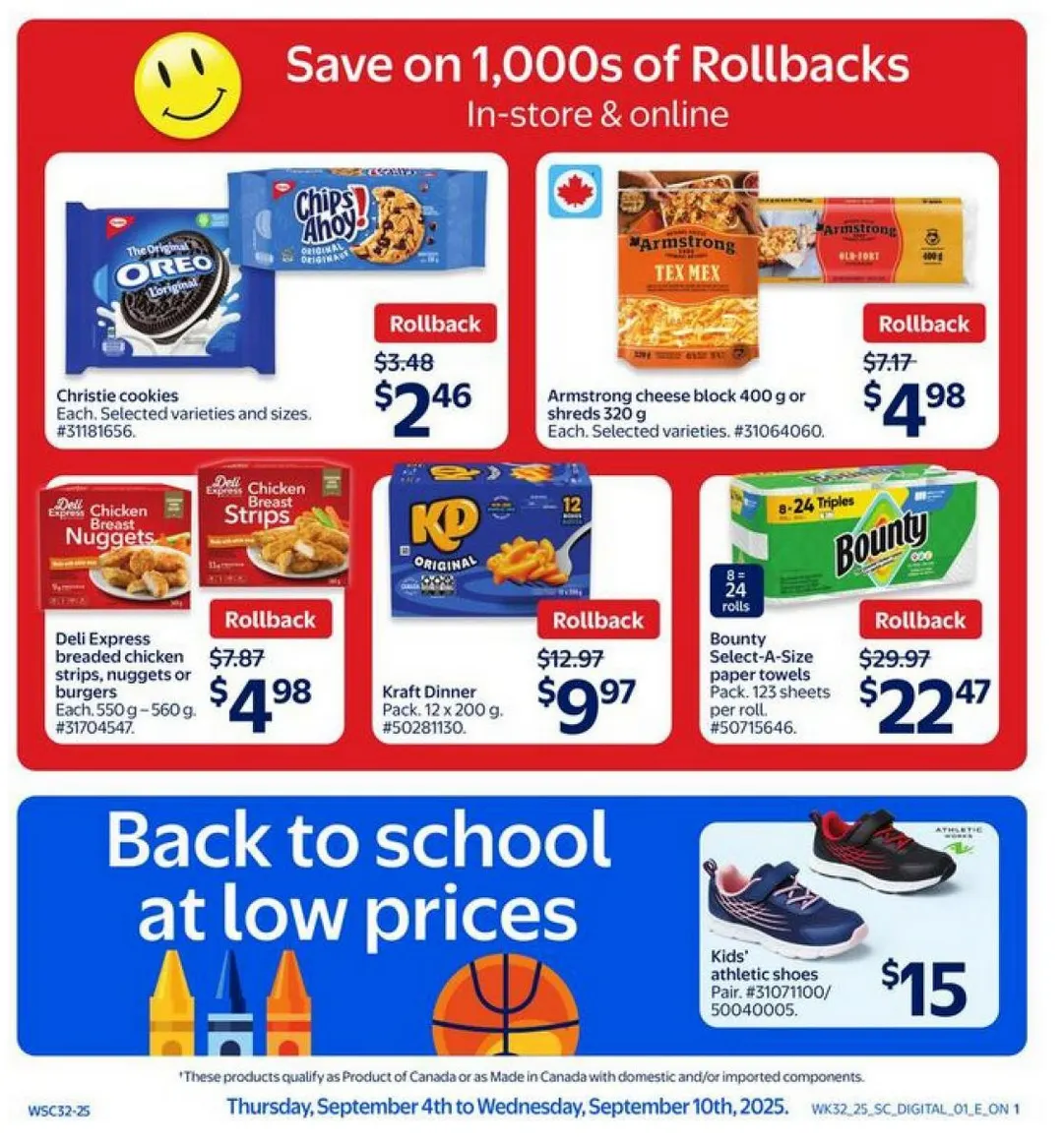 Walmart Sales from September 4 to September 10 2025 - flyer page 2
