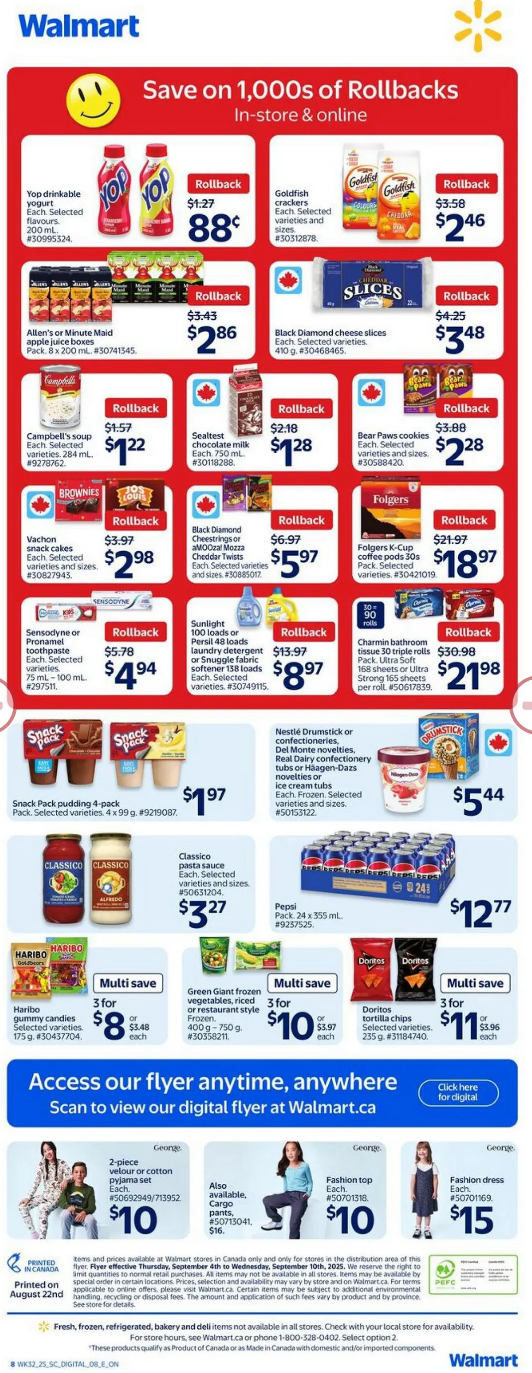 Walmart Sales from September 4 to September 10 2025 - flyer page 9