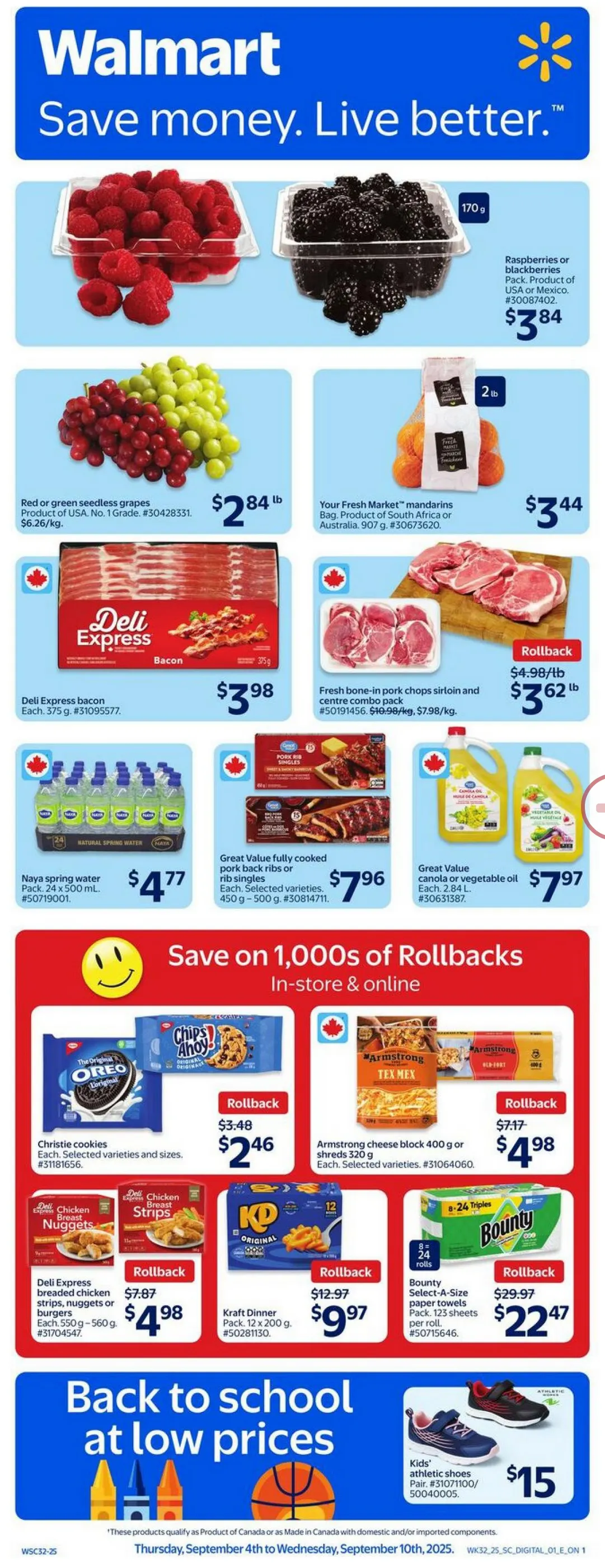 Walmart Sales from September 4 to September 10 2025 - flyer page 5